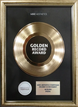 Merz Aesthetics Golden Record Award for Ultherapy at Ageless Clinic
